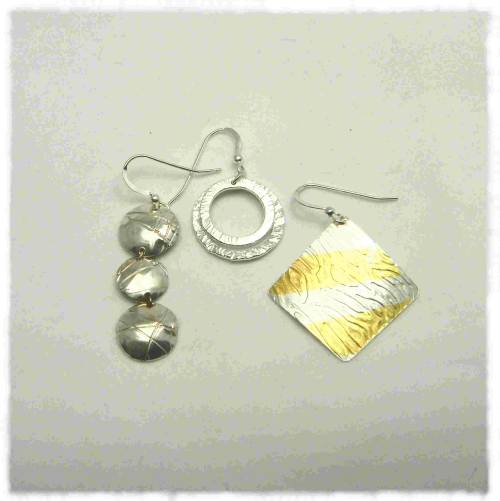 Silver earrings